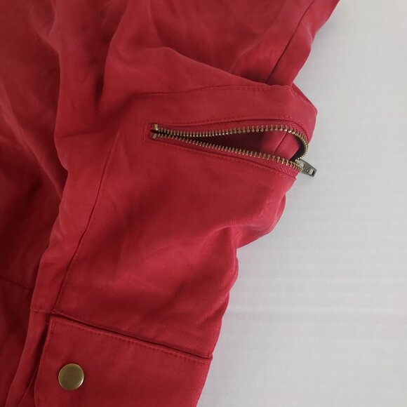 Banana Republic Pull On Red Jogger Cargo Pants Size XXL - Picture 10 of 14